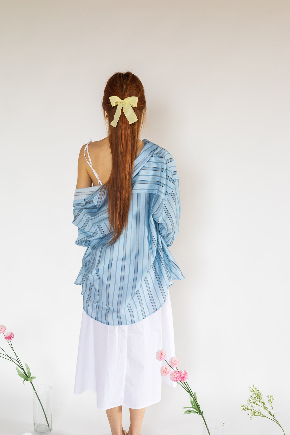 Boucle ruban sur crochet métallique