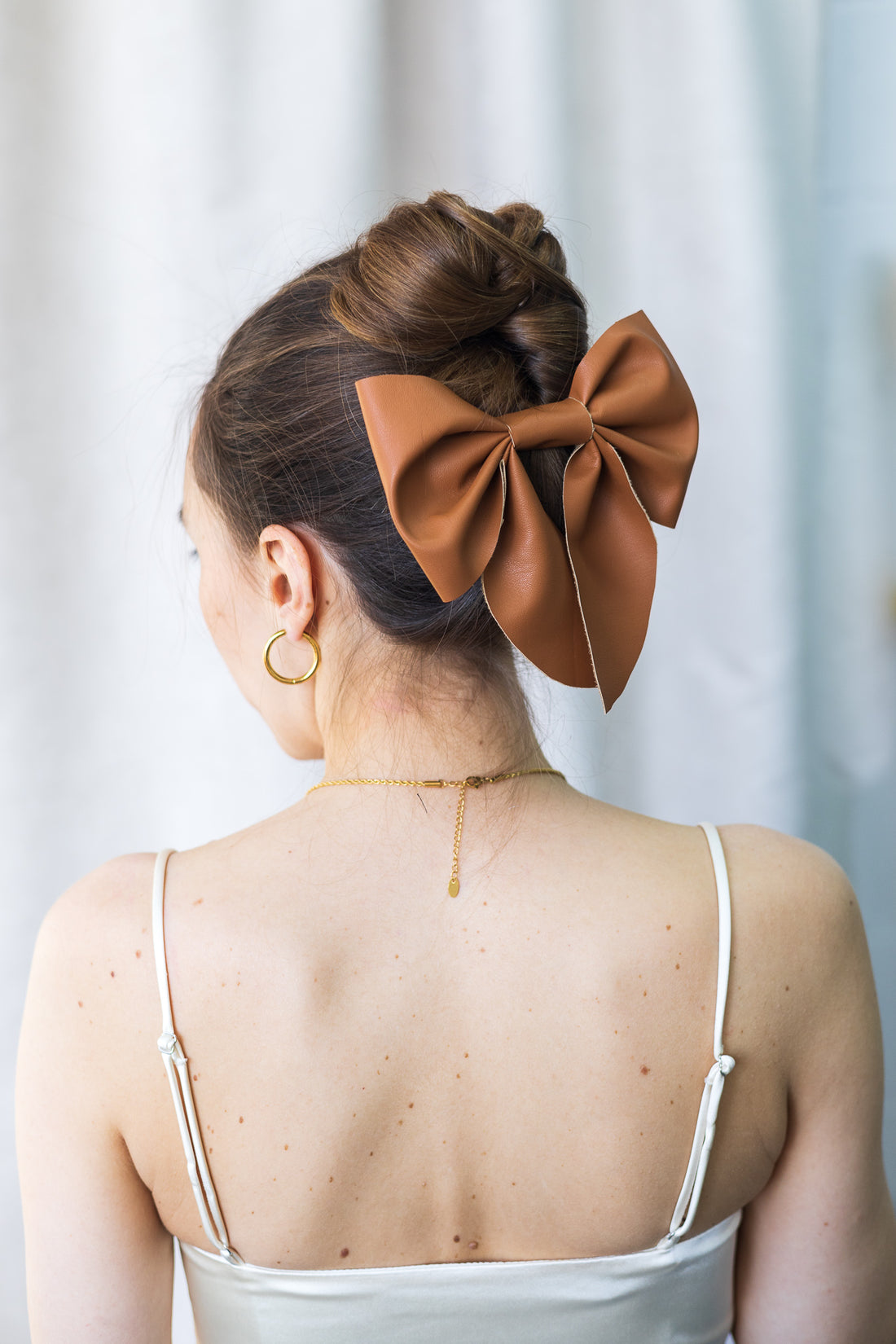 Boucle en cuir végan