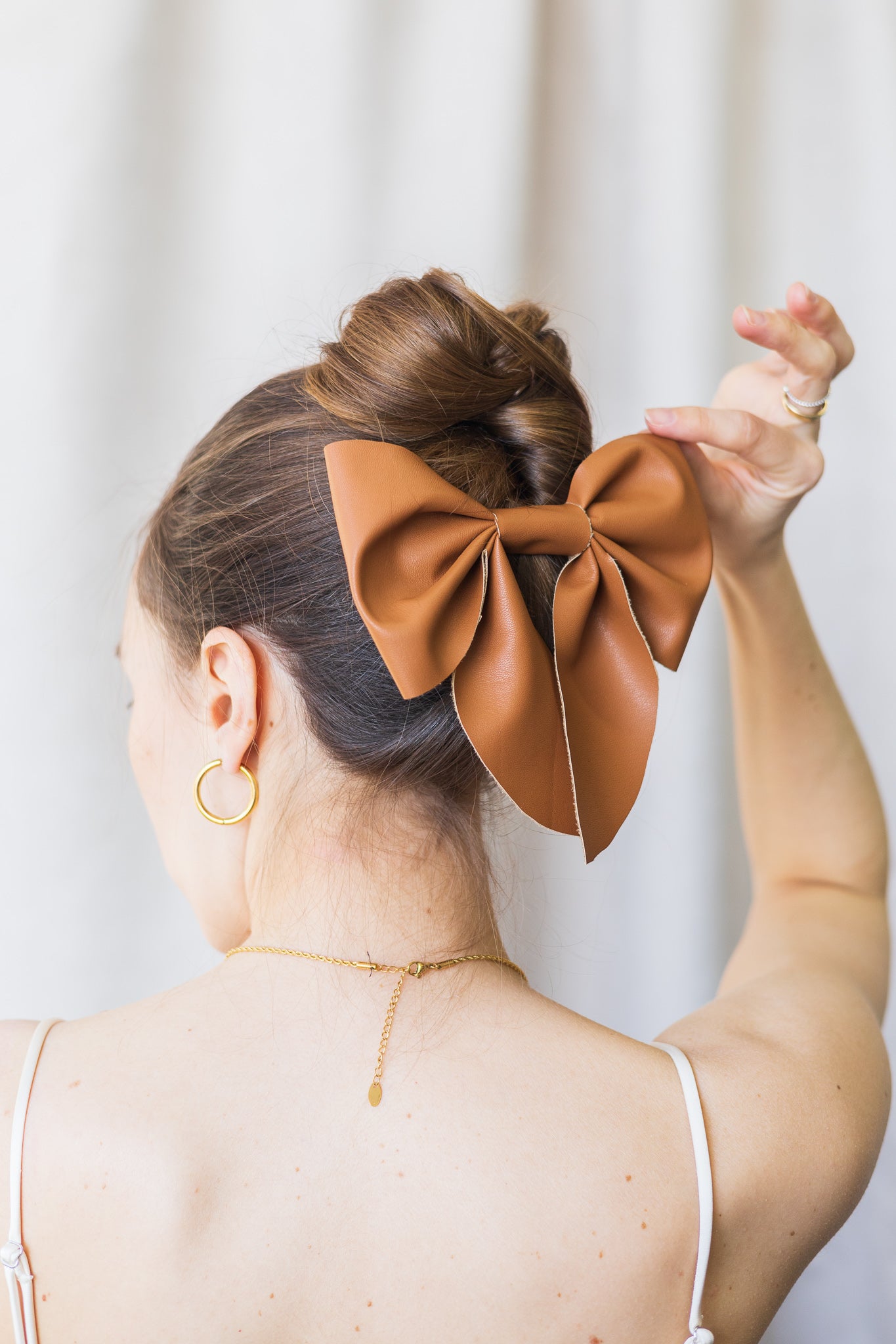 Boucle en cuir végan