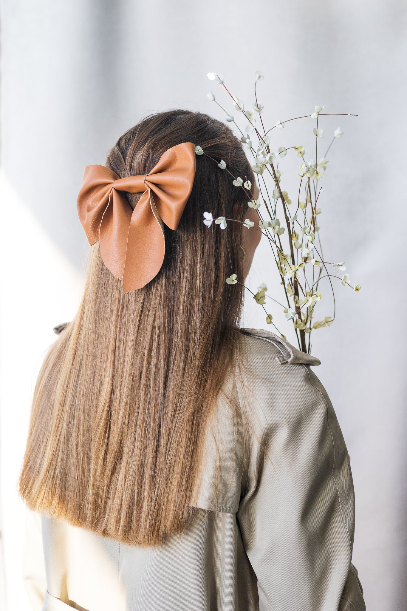 Boucle en cuir végan