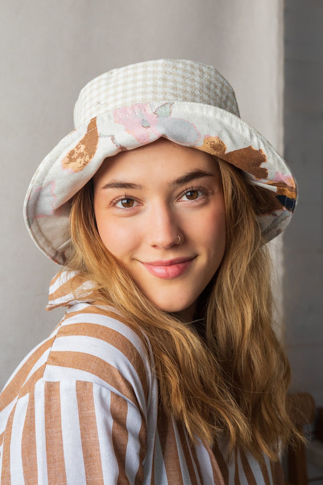 Chapeau bob réversible