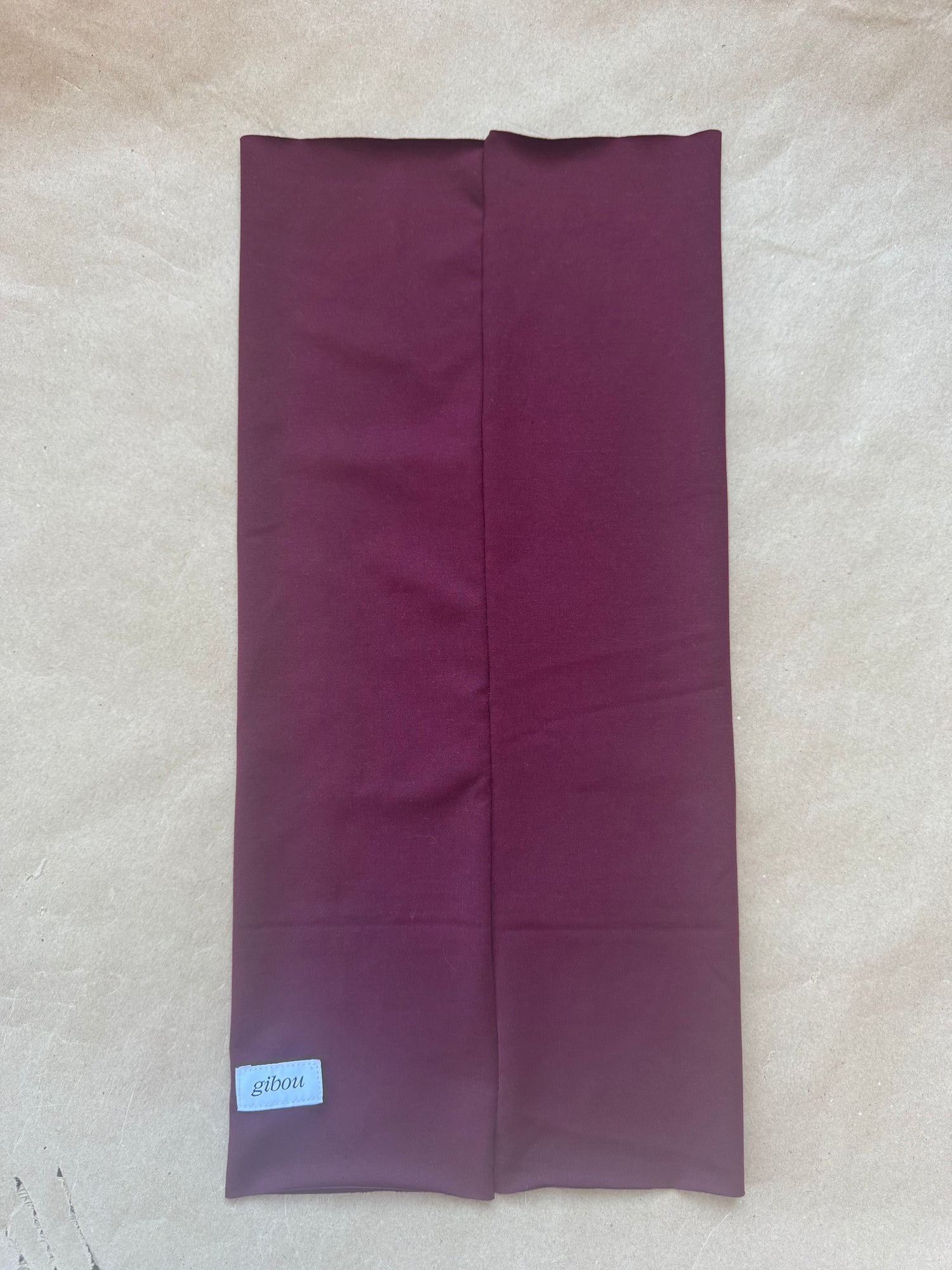 Imparfait - cache cou sport rouge betterave