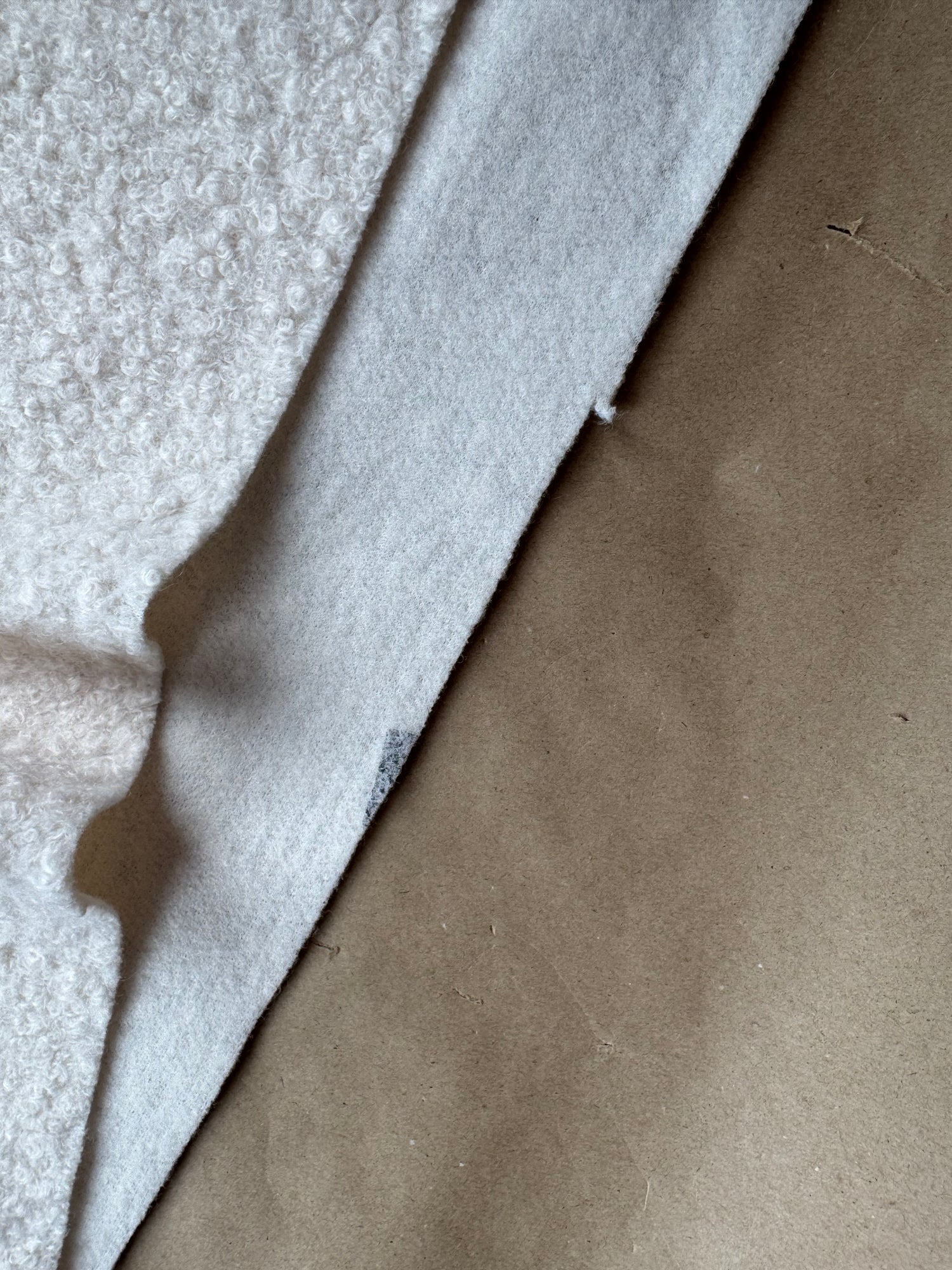 Imparfait - Foulard à franges crème