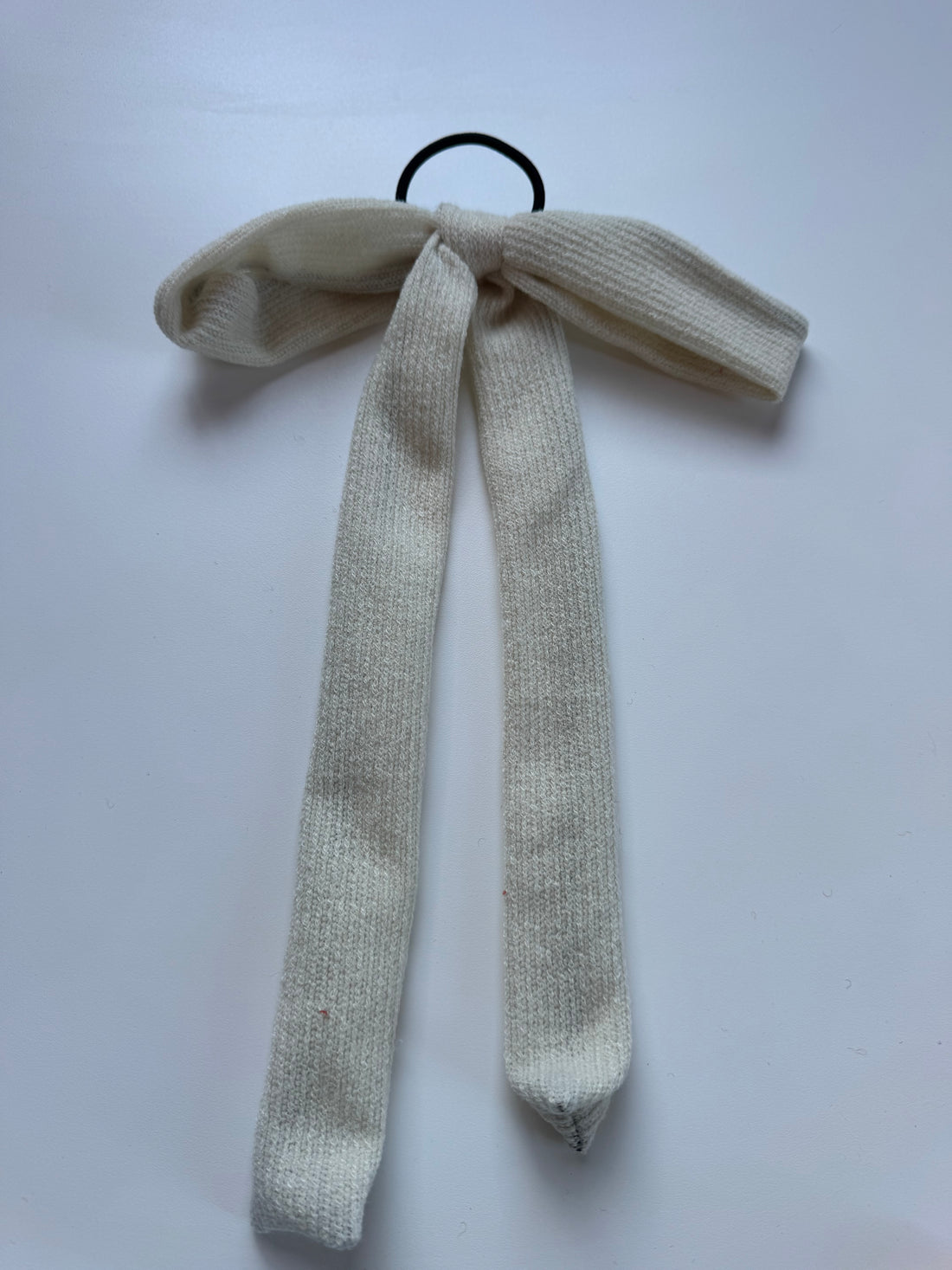 Échantillon - Boucle sur élastique crème