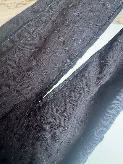 Échantillon - Accessoire à chignon dobby noir