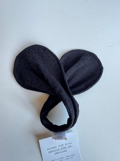 Échantillon - Accessoire à chignon dobby noir
