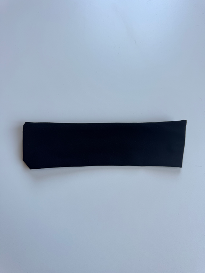 Échantillon - Bandeau plat noir Cotna