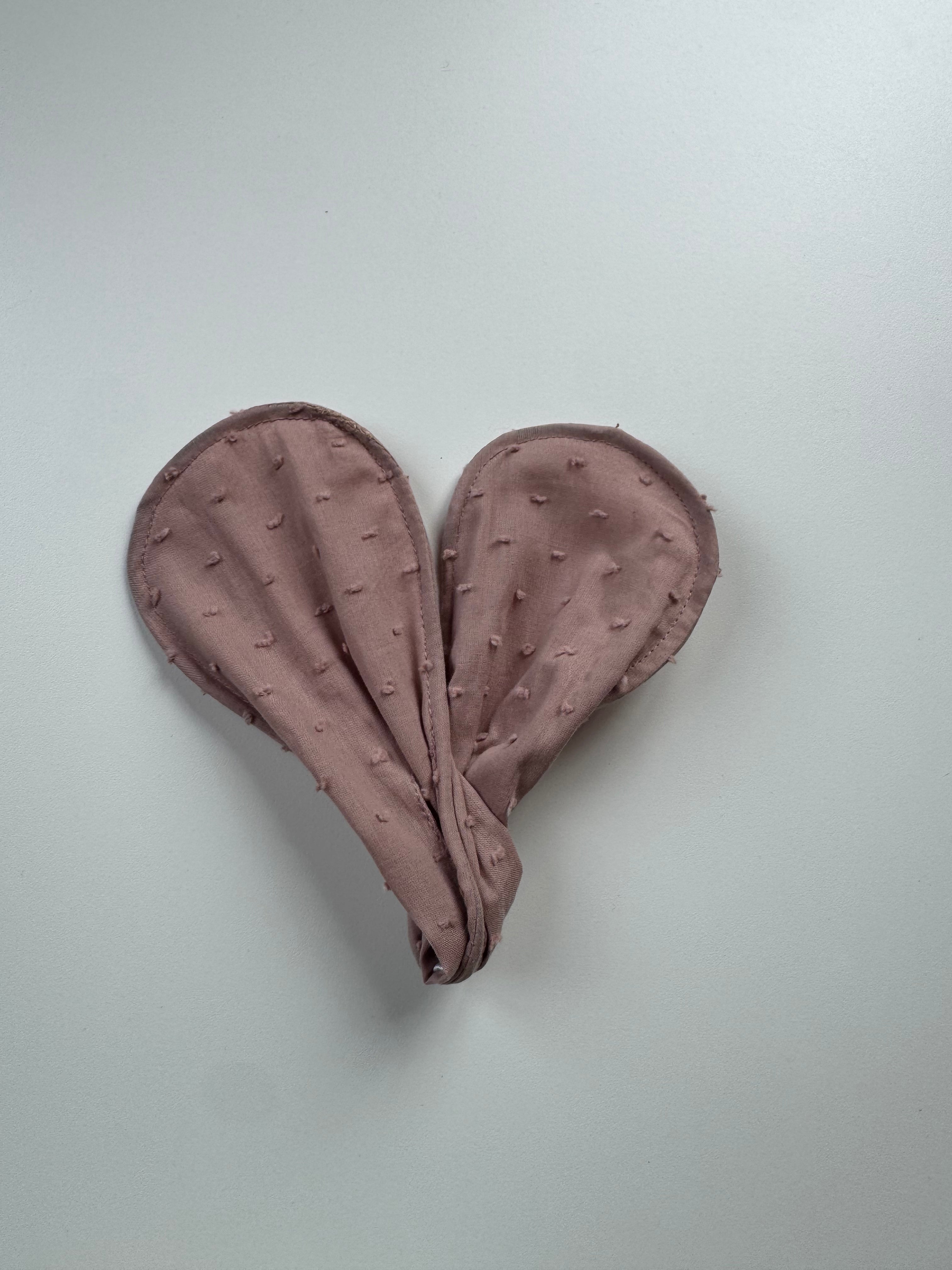 Échantillon - Accessoire à chignon vieux rose point d&