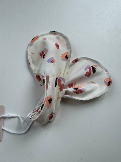 Échantillon - Accessoire à chignon blanc avec petites fleurs