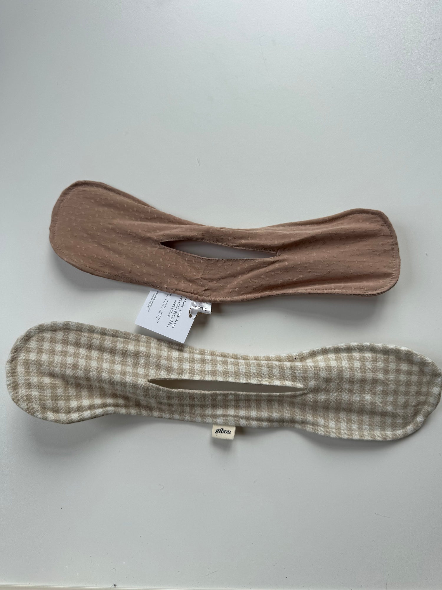 Échantillon - Accessoire à chignon jumbo à carreaux