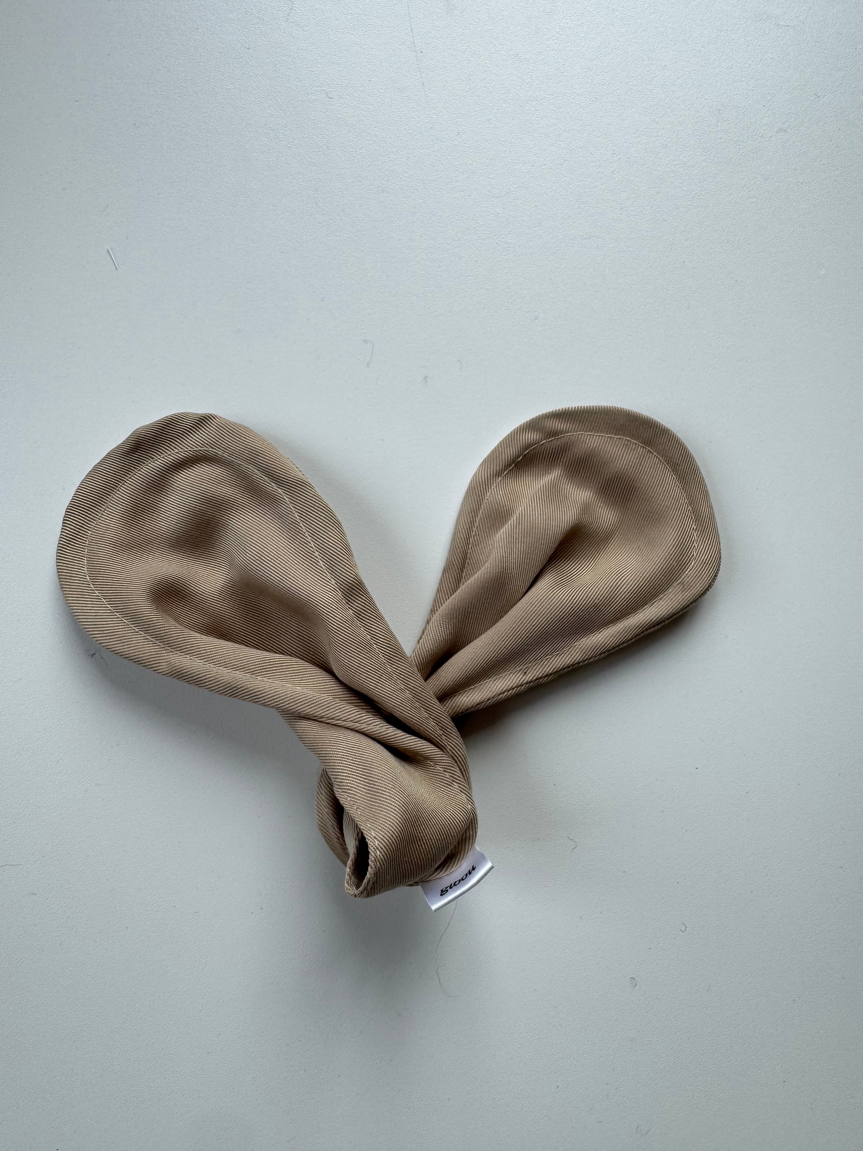 Échantillon - Accessoire à chignon jumbo beige