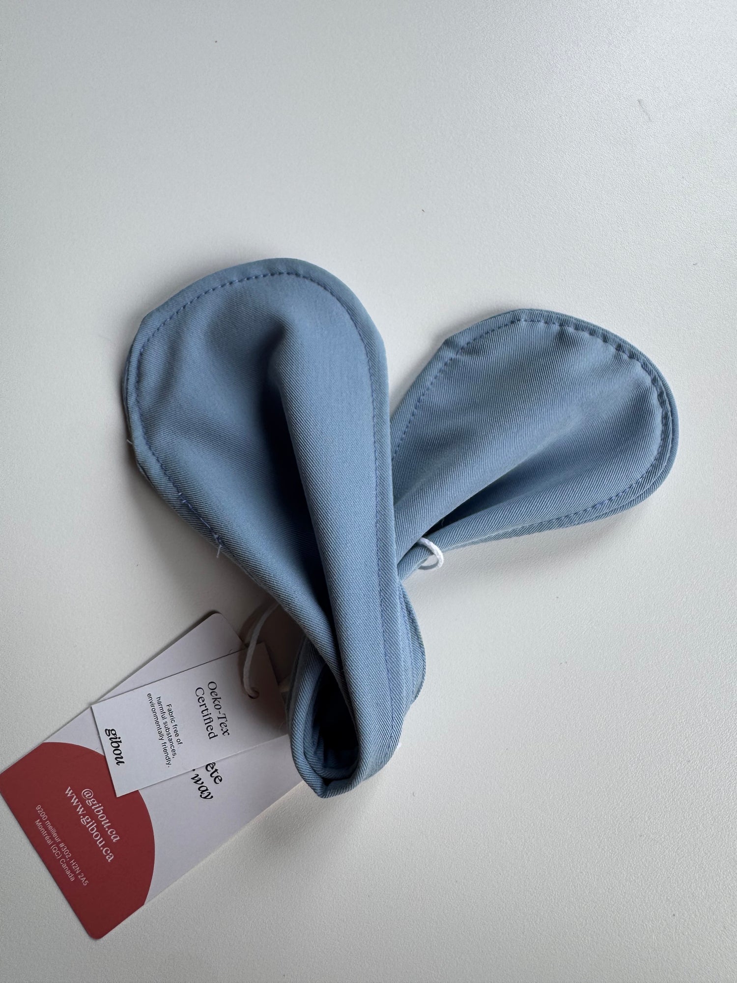 Imparfait - Accessoire chignon bleu poudré