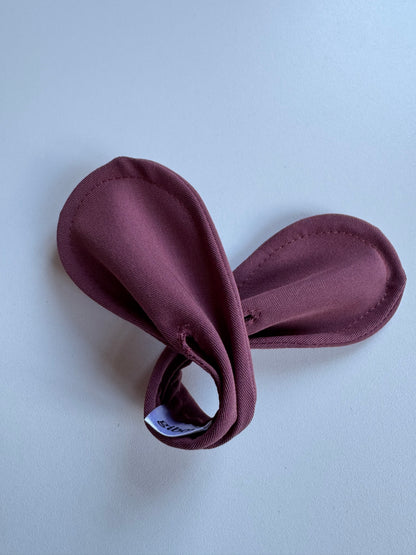 Échantillon- mini chignon rose des bois