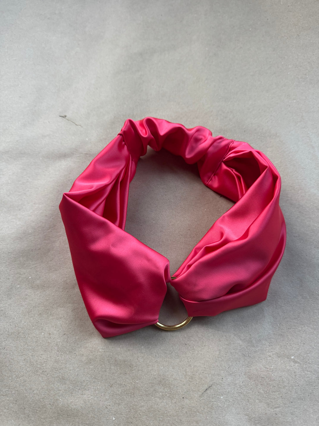 Échantillon - Bandeau à anneau en rose melon