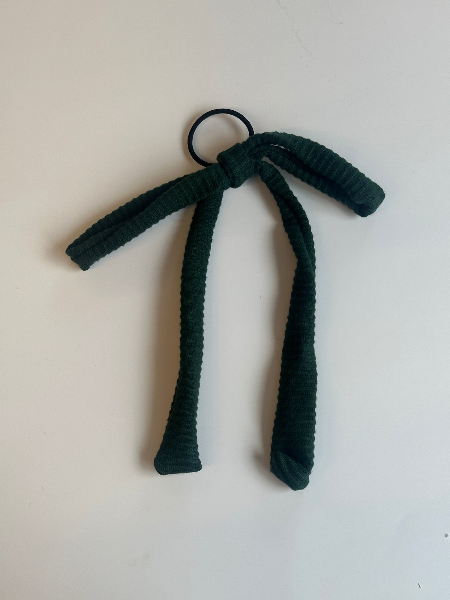 Boucle sur élastique avec tissus revalorisés