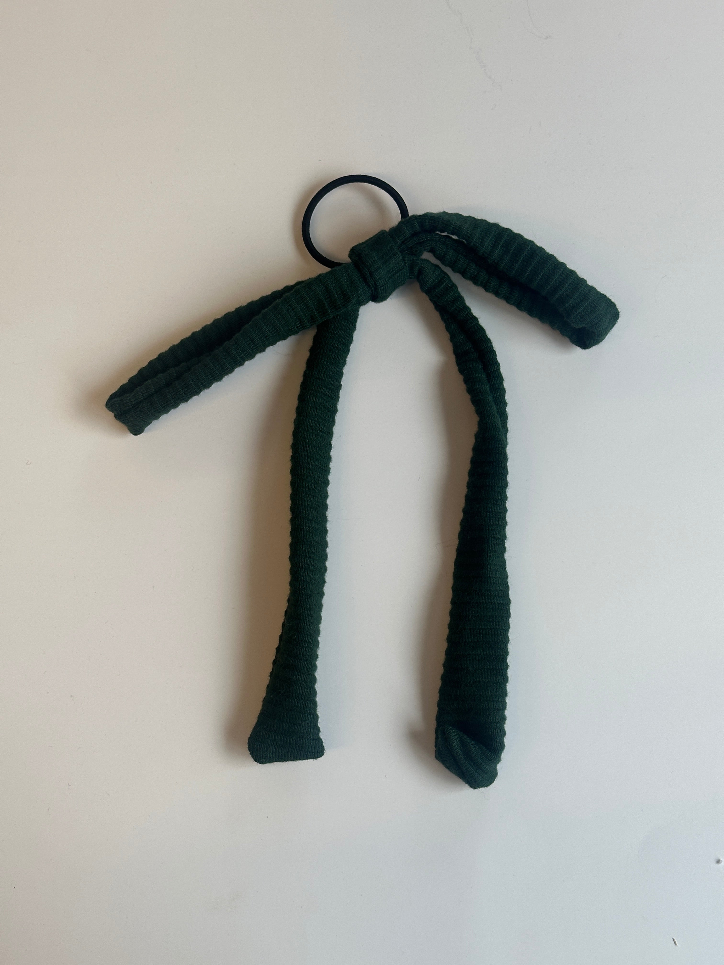 Boucle sur élastique avec tissus revalorisés