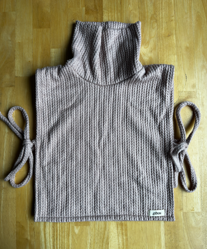 Imparfait - Col roulé écossais rose