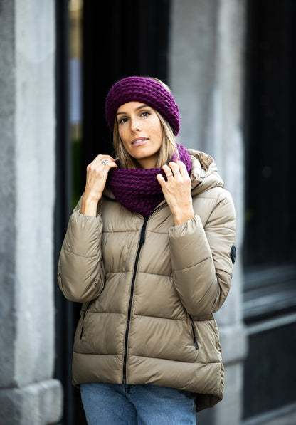 Échantillon - Bandeau tricoté à la main sans doublure