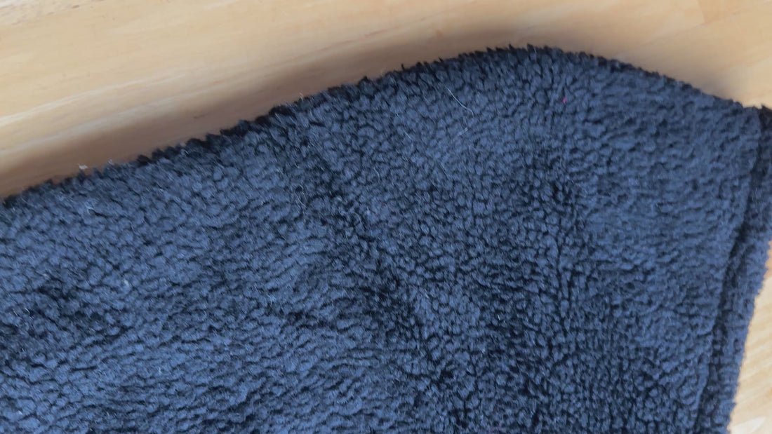 Imparfait - Col Capuche noir intérieur en velours