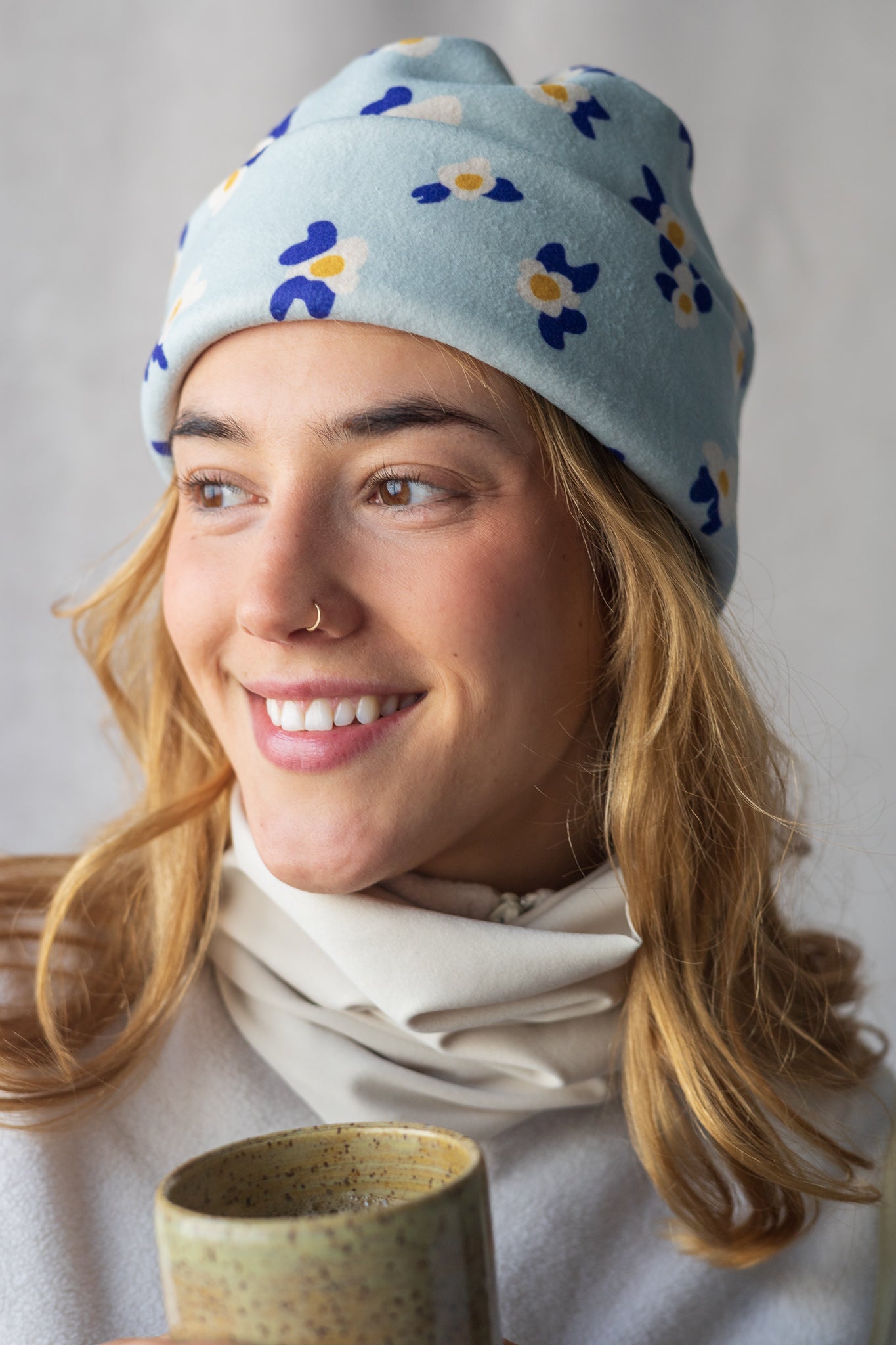 Tuque en polar à motif - gibou.ca